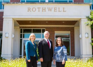 ASBTDC Offers Summer Training Workshops Members of the ASBTDC team stand outside the Rothwell Building entrance