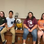 ATU Upward Bound Helps Students See Their Potential Upward Bound students pose with Jerry the Bulldog