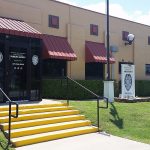 Donate Toys for Tots Through Arkansas Tech P-Safe The facade of the new Public Safety building