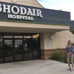 ATU Student Aiding Children During Internship Brooklyn Belt at Shodair Children's Hospital