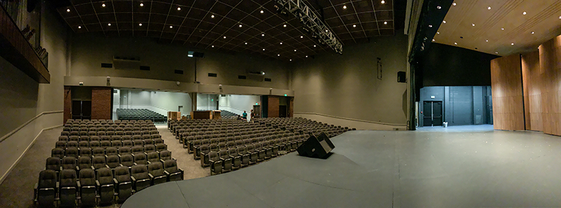 Witherspoon Auditorium Renovation as seen in July 2019