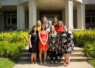 ATU-Ozark’s Medical Assisting Named Best In Arkansas for 2019 Students in the Medical Assisting program are seen standing on the steps of the library