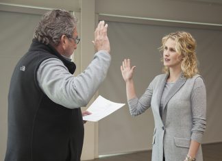 Duffield Sworn in as ATU Trustee Stephanie Duffield of Russellville takes her oath of office