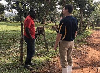 Taking Agri on a Global Scale Dr. Killingsworth speaks with a local Ungandan farmer