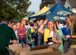 Follow Welcome Week 2019 at ATU A student is seen at the Involvement Fair