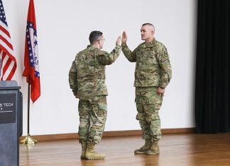 McKenzie Earns Commission with U.S. Army Spencer McKenzie Commissioning Ceremony