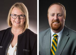 Nichols, Bruner Share Research on Peer Mentoring Dr. Keegan Nichols and Dr. Brett Bruner