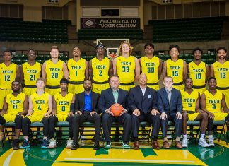 Wonder Boys Pull Away From Champion Christian 2019-20 Arkansas Tech Men's Basketball Team