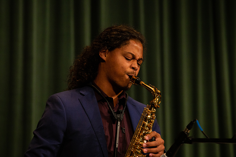 ATU Jazz Ensemble Saxophonist 9-27-2019