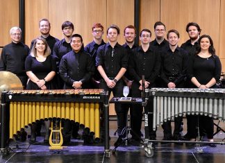 Sounds of Percussion to Fill Witherspoon Auditorium ATU Percussion Ensemble Fall 2019