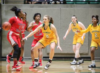 Golden Suns Roll Past Lane College 65-45 Hannah Villines 11-11-2019