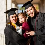 Doing It for Evelyn: Wells Finish ATU Degrees Together Stevie Wells, Evelyn Wells and Chris Wells December 2019