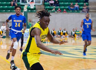 Bison Hold Off Wonder Boys in Double Overtime Albert Odero 2-8-2020