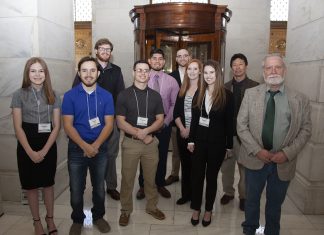 ATU Students Share STEM Research at State Capitol STEM Posters at the Capitol ATU Delegation 2-19-2020