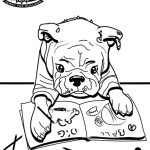 Jerry the Bulldog Coloring Pages Available for Download Jerry the Bulldog Coloring Sheet