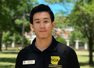 Zhang Named SGA Senator of the Year Albert Zhang 2020 Senator of the Year