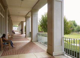 Class of 2020 Looks to Graduate Study as an Option Ross Pendergraft Library and Technology Center South Porch