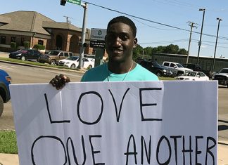 Givens Delivers Personal Message Advocating Peace Eric Givens