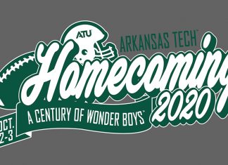 Belongia, Clements Win 2020 Homecoming Golf Classic ATU Homecoming Logo 2020