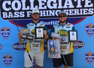 Baker, England Lead ATU Fishing in AFTCO Open Matt Baker and Kory England October 2020