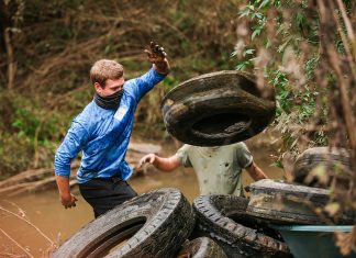 ATU Students Apply Lessons for a Cleaner Ecosystem Prairie Creek Clean-Up October 2020