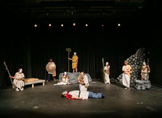 ATU Theatre Plans Production Suited for the Times The Bacchae Rehearsal October 2020