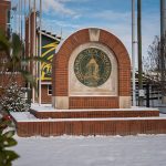 ATU Inclement Weather Procedures: Feb. 17, 2021 ATU Entrance Sign South Snow