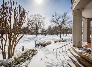 ATU Inclement Weather Procedures: Feb. 19, 2021 Pendergraft Library South Porch February 2021