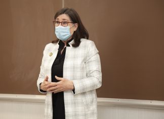 Lea Shares Stories from Public Service With ATU Class Andrea Lea at ATU 3-11-2021