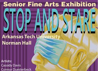ATU Fine Arts Senior Exhibit Open April 13-23 ATU Senior Fine Arts Show Poster 2021