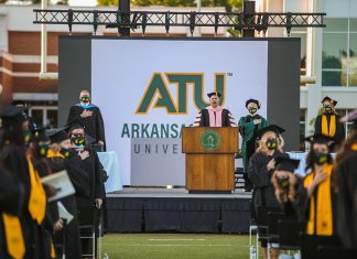 1 and 5 p.m. Saturday Ceremonies Remain at Thone National Anthem Spring Commencement 2021