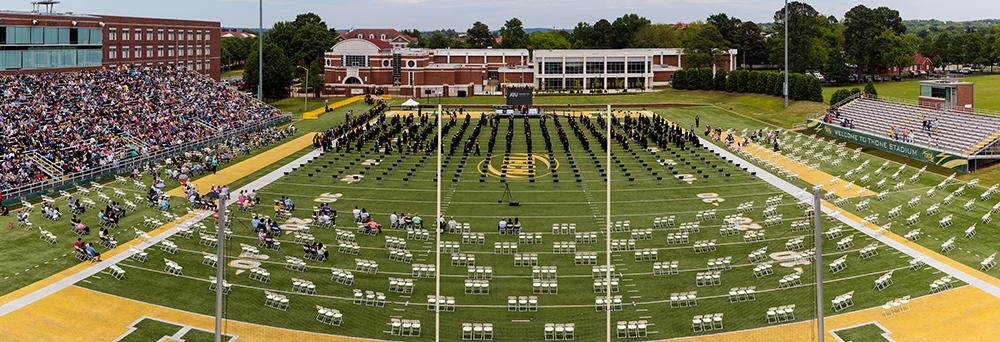 Spring 2021 Commencement Panoramic