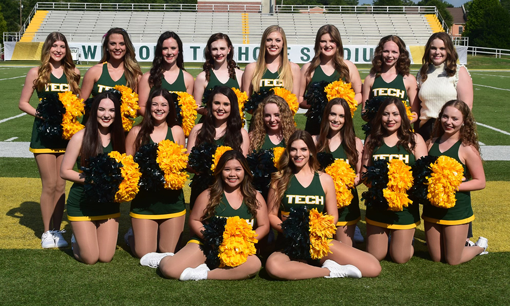 2021 22 Golden Girls Dance Team Selected Arkansas Tech University