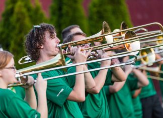 Band of Distinction Plans Downtown Performance ATU Trombonists at Depot Park 2019