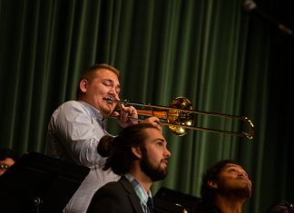 Jazz Ensemble Returns to Live Performance Friday ATU Jazz Ensemble Fall 2019