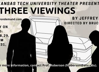 ATU Theatre to Present Showings of “Three Viewings” Three Viewings Poster Fall 2021