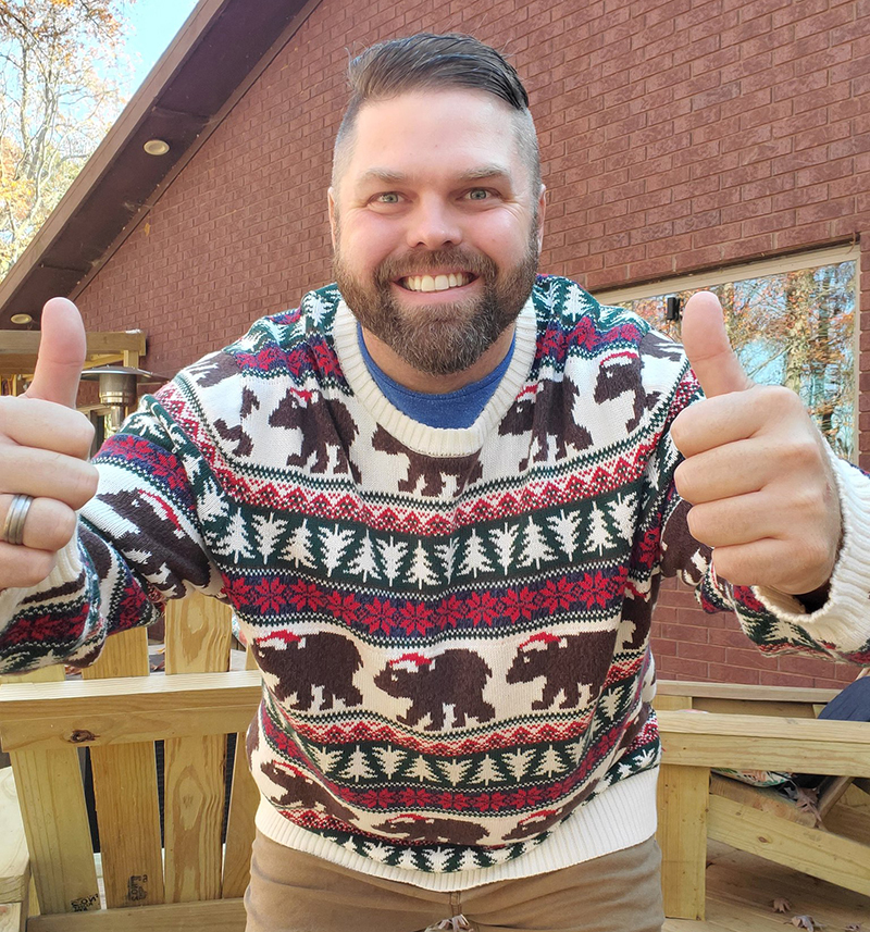 Michael Bradley Holiday Sweater Contest 2021