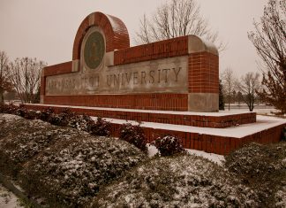 ATU Going Virtual for Remainder of Friday, March 11 Snow Covered ATU Entrance Sign