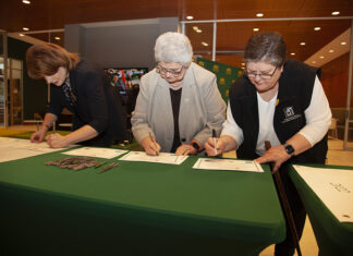 Members of ATU Community Sign Pledge to Educate ATU Pledge to Educate Signing 4-11-2022