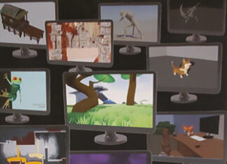 Final 2022 Senior Art Show Open Through April 27 Game and Interactive Media Design Senior Exhibition Poster 2022