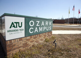 ATU-Ozark Employees Honored for Years of Service ATU-Ozark Campus Entrance Sign March 2022