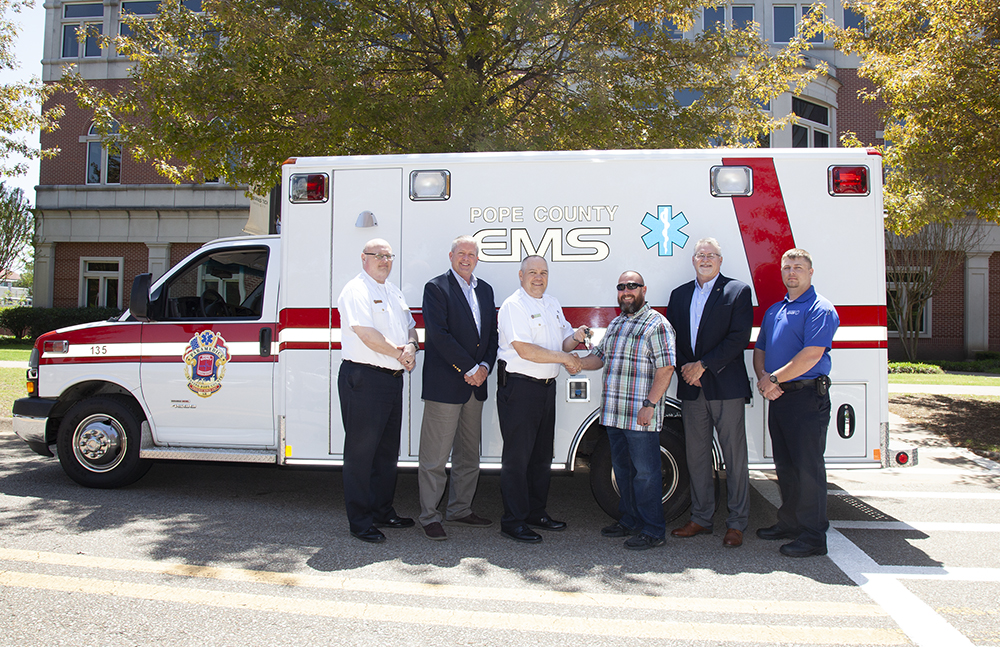 Ambulance Donation Pope County ATU April 2022