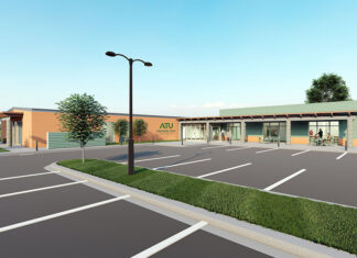 EWI Constructors Chosen for ATU-Ozark Project Artist's Rendering Renovated ATU-Ozark Industrial Control Systems Building