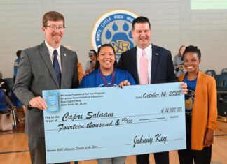 ATU Alumna Selected Arkansas Teacher of the Year Capri Salaam Arkansas Teacher of the Year 2023