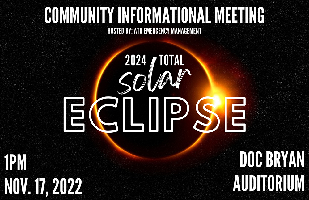 Time is Now to Start Preparing for 2024 Eclipse Arkansas Tech University