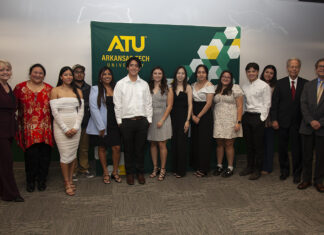 LULAC Honors Scholarship Recipients from ATU LULAC Banquet at ATU Fall 2022