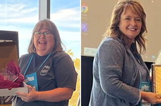 Olson, White Honored for Service to Adult Education Regina Olson and Carla White Awards October 2022