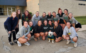 ATU Softball Community Service Crawford Elementary September 2022