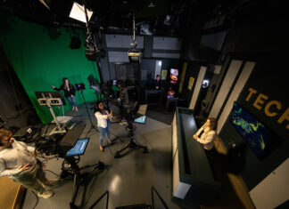ATU High School Media Contests Back for Year Two ATU Student Television Station Studio