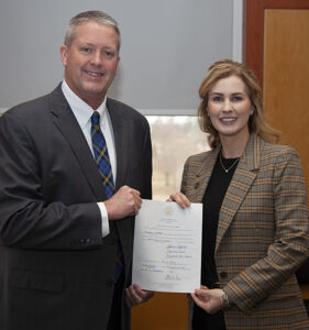 Judge Ben Cross and Stephanie Duffield 2-20-2023